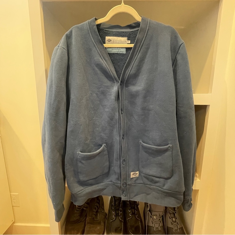 Dickies 100% Cotton Sweatshirt Cardigan